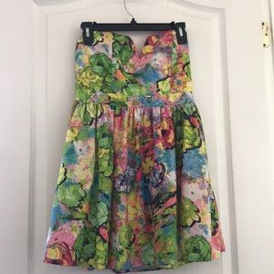 floral mulitcolor dress